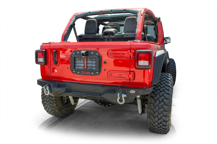 DV8 Offroad 2018+ Jeep Wrangler JL Spare Tire Delete Kit - Bull Strap
