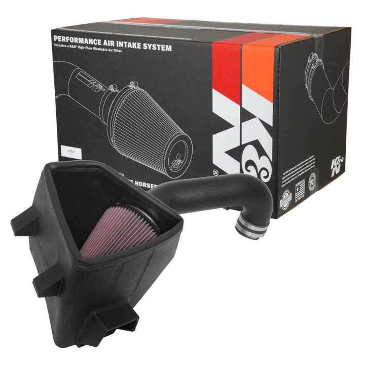 K&N 2019 Ram 1500 V8 5.7L F/I AirCharger Performance Intake - Bull Strap