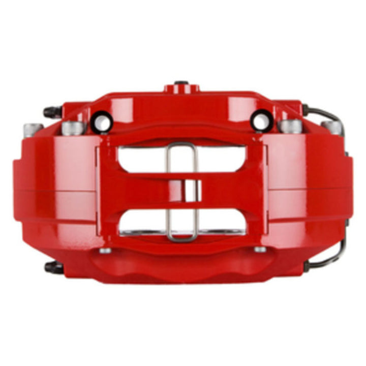 StopTech 91-05 Acura NSX Rear BBK w/Red ST-40/10 Calipers Slotted 328x28mm Rotors - Bull Strap