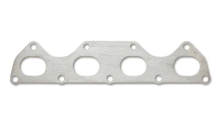 Vibrant Mild Steel Exhaust Manifold Flange for Honda H22 motor 1/2in Thick - Bull Strap