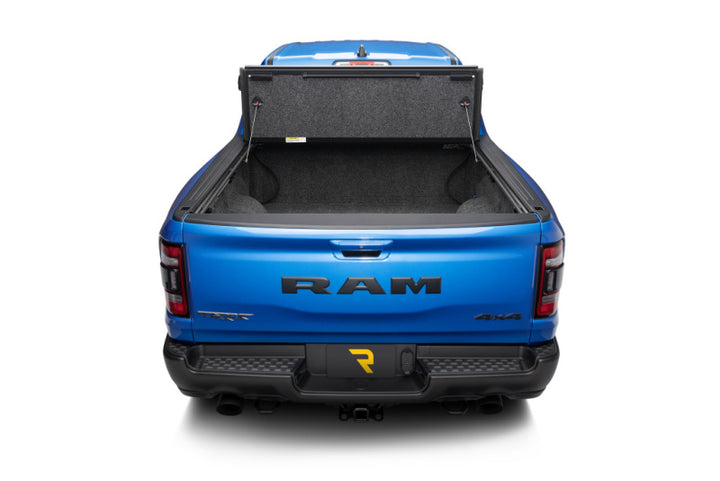 UnderCover 03-20 Dodge Ram 1500/2500 (w/o Rambox) 6.4ft Ultra Flex Bed Cover - Matte Black Finish - Bull Strap