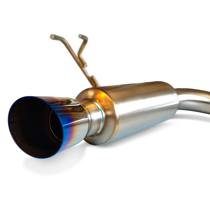 BLOX Racing Cat-Back Exhaust System T304 SS 2016+ Honda Civic 1.5T Sedan / Hatchback (Non-Sport) - Bull Strap