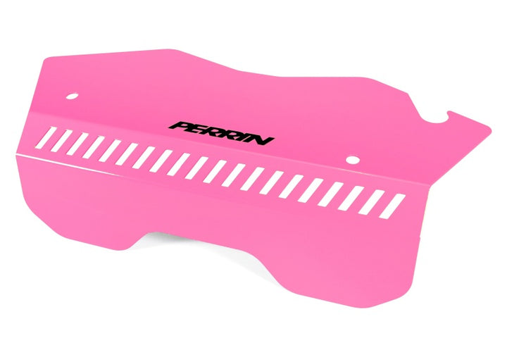 PERRIN 22-25 Subaru WRX Pulley Cover - Hyper Pink (TALL - For Use w/o PERRIN AOS) - Bull Strap