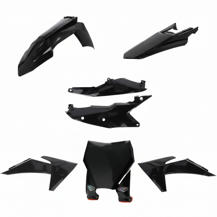 Cycra 23-24 KTM SX/SX-F/XC/XC-F 5 Piece Body Kit - Black - Bull Strap