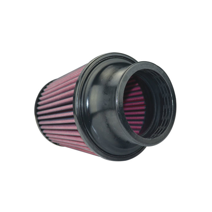 Injen High Performance Air Filter - 3.00 Black Filter 6 Base / 5 Tall / 4 Top - 45 Pleat - Bull Strap