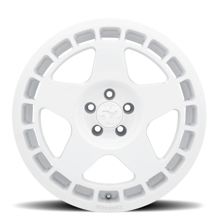 fifteen52 Turbomac 18x8.5 5x112 45mm ET 66.56mm Center Bore Rally White Wheel - Bull Strap