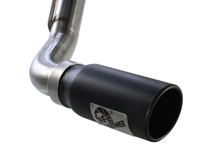 aFe MACHForce XP Exh CB, GM Silverado/Sierra 1500 2014 V*-5.3/6.2L Black tip - Bull Strap