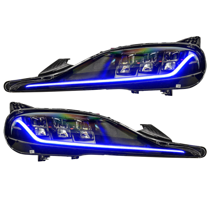 Oracle 20-21 Toyota Supra GR RGB+A Headlight DRL  Kit - ColorSHIFT w/ Simple Controller - Bull Strap