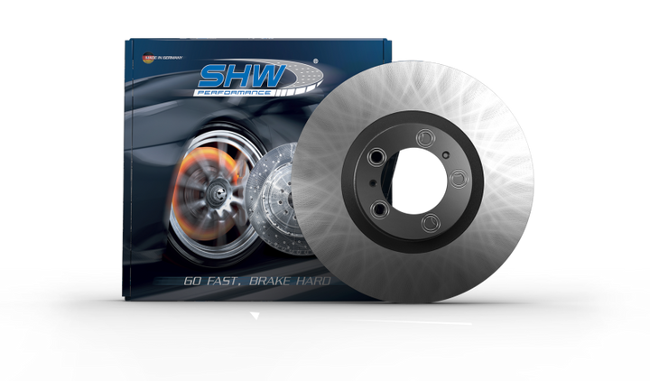 SHW 04-07 BMW 525i 3.0L Front Smooth Monobloc Brake Rotor (34116864906) - Bull Strap