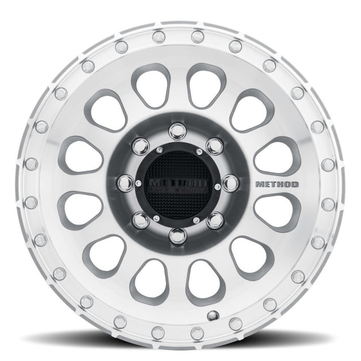 Method MR315 17x9 -12mm Offset 8x170 130.81mm CB Machined/Clear Coat Wheel - Bull Strap