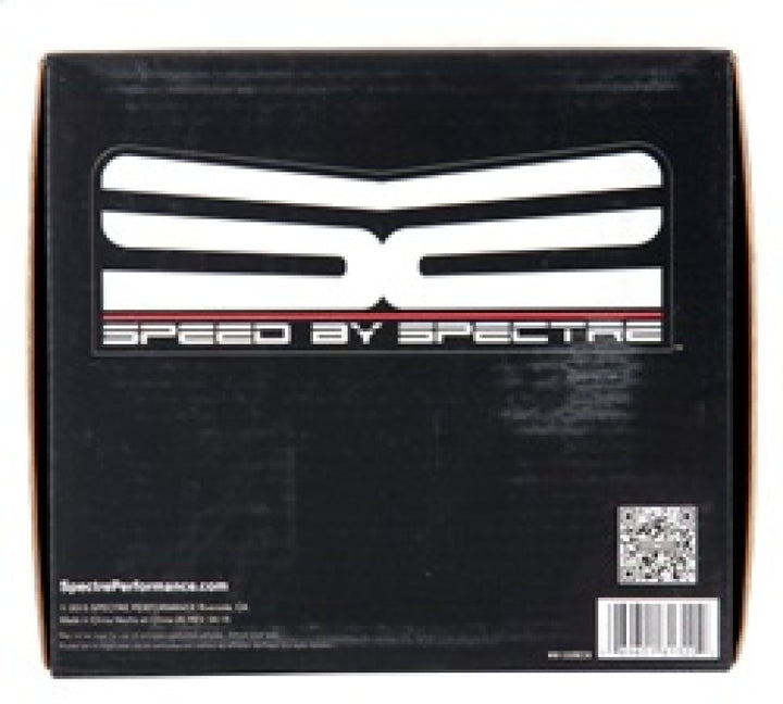 Spectre Adjustable Conical Air Filter 5-1/2in. Tall (Fits 3in. / 3-1/2in. / 4in. Tubes) - Red - Bull Strap