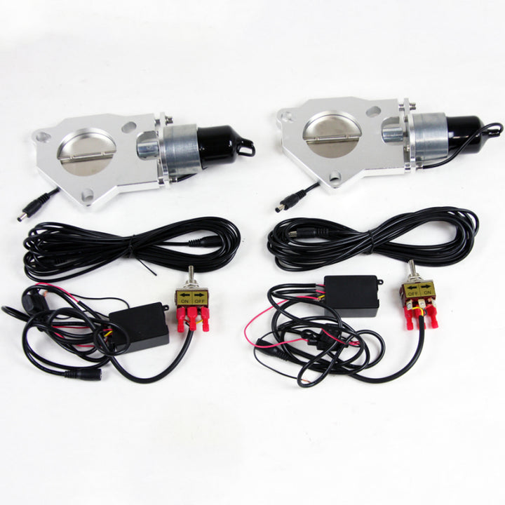 Granatelli 2.5in Electronic Exhaust Cutout Only - Set of 2 - Bull Strap