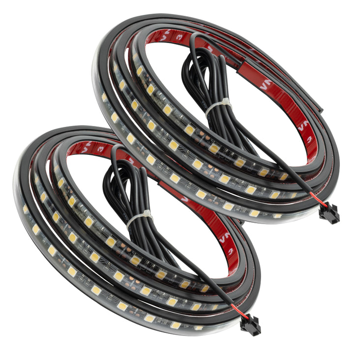 Oracle Truck Bed LED Cargo Light 60in Pair w/ Switch - White - Bull Strap