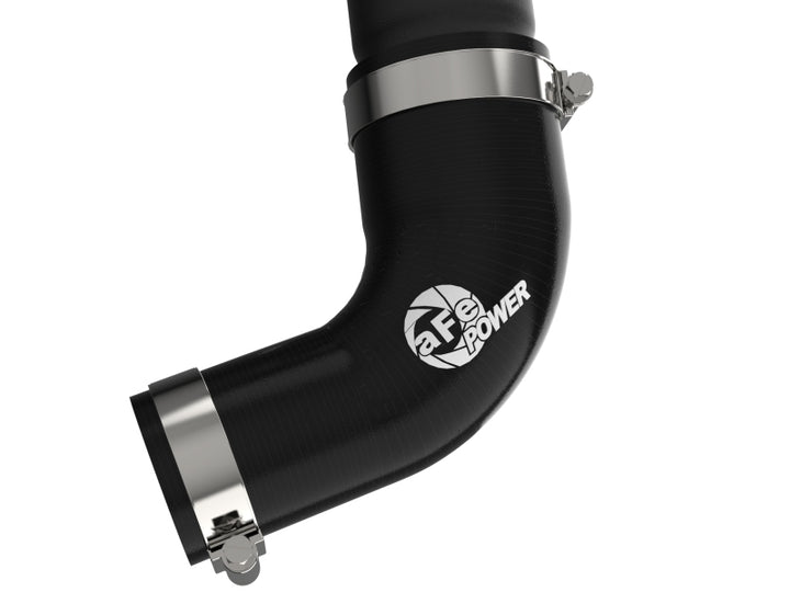 aFe 2022 Toyota Tundra V6-3.5L (tt) BladeRunner 2.5in Aluminum Hot Charge Pipe - Black - Bull Strap