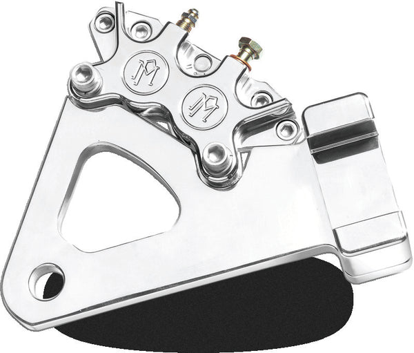 Performance Machine Rear Brake 125x4R x Stock Dsc - Chrome - Bull Strap