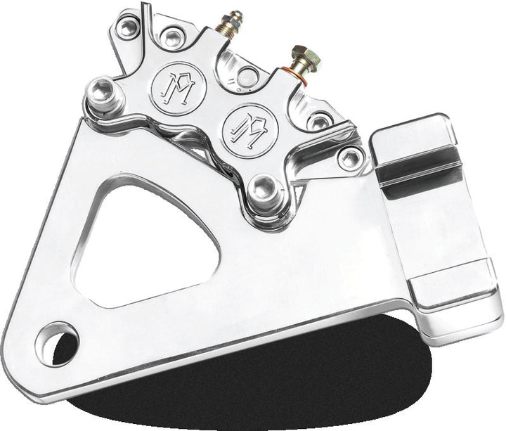 Performance Machine Rear Brake 125x4R x Stock Dsc - Chrome - Bull Strap