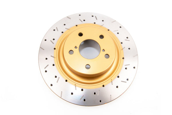 DBA 12+ Subaru/Scion BRZ/FR-S Limited & Premium (US Spec) Front Drilled & Slotted 4000 Series Rotor - Bull Strap