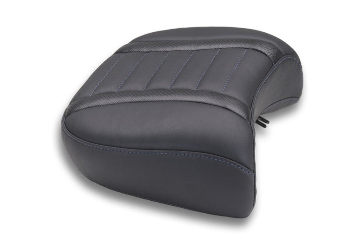 Mustang 23-25 Harley CVO Rd Glide Std, Str Glide and Rd Glide, Deluxe Touring Wide Passenger Black - Bull Strap