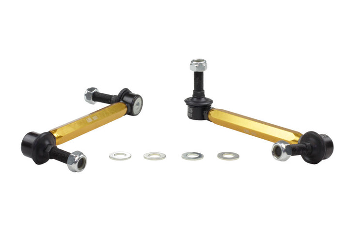 Whiteline Universal Sway Bar Link Assembly Heavy Duty Adjustable Ball/Ball Style - Bull Strap