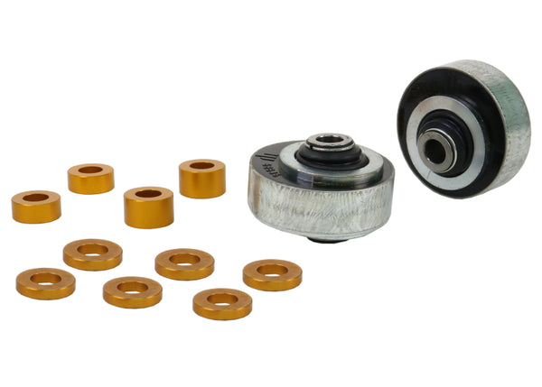 Whiteline 07-14 Subaru WRX STI Sedan/Hatch Front Control Arm Lower Inner Rear Bushing Kit - Bull Strap