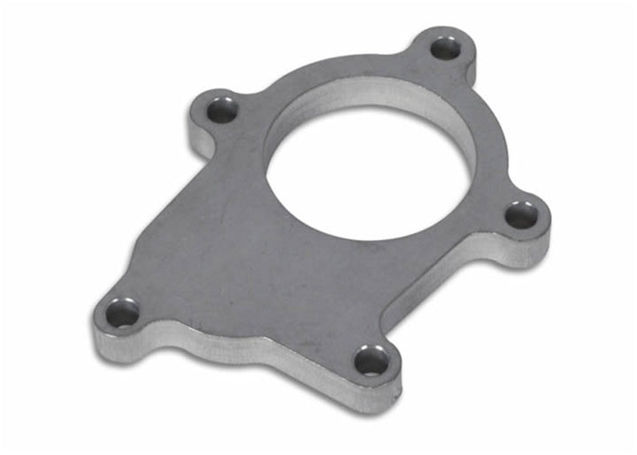 Vibrant T3 Discharge Flange (5 Bolt) for External Wastegate applications Mild Steel 1/2in Thick - Bull Strap