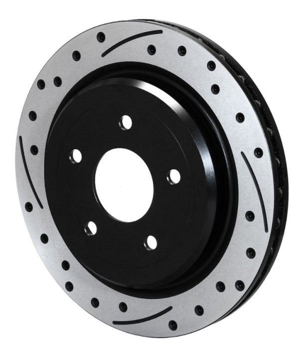 Wilwood Rotor-Rear-SRP-C5/C6 Vette-LH-BLK 12.00 x 1.03 - 5 x 4.75in - Bull Strap