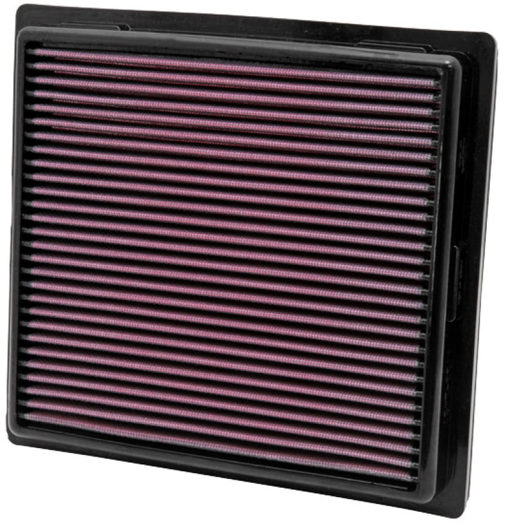 K&N 11 Jeep Grand Cherokee / 11 Dodge Durango Replacement Panel Air Filter - Bull Strap