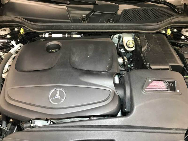 K&N Mercedes Benz A/B/CLA Class Performance Air Intake System - Bull Strap