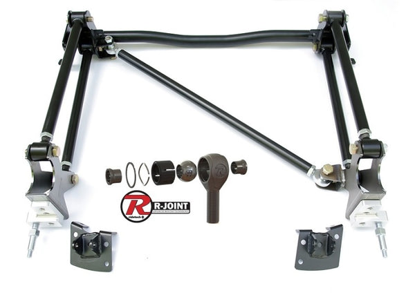 Ridetech 55-57 Chevy (One Piece Frame) Bolt-On 4-Link - Bull Strap