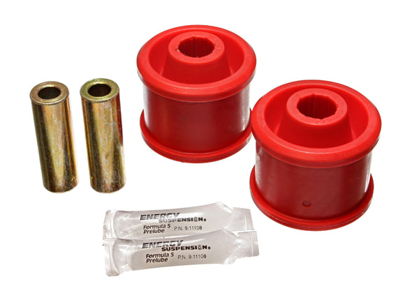 Energy Suspension 06-07 Mitsubishi Eclipse FWD Red Rear Trailing Arm Bushing Set - Bull Strap