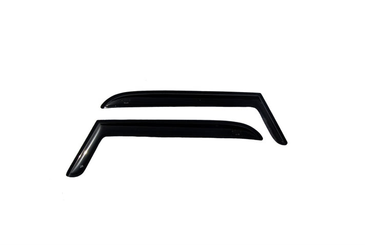 AVS 97-06 Jeep Wrangler Ventvisor Outside Mount Window Deflectors 2pc - Smoke - Bull Strap