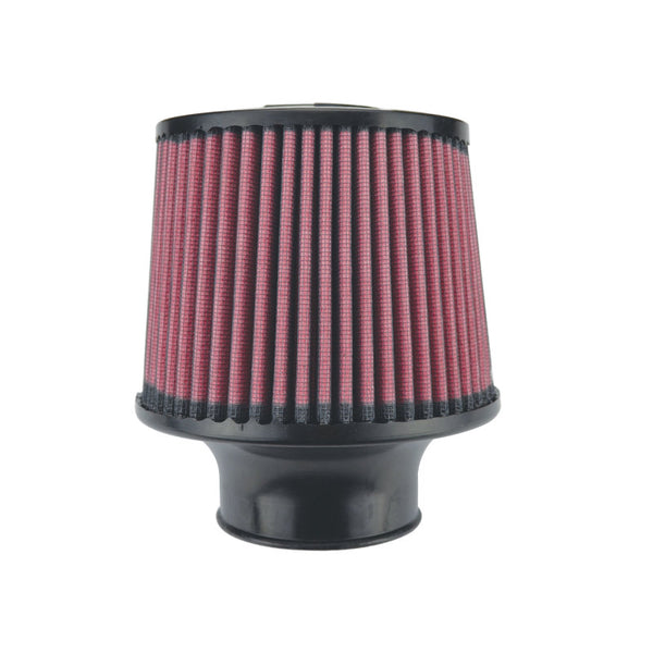 Injen High Performance Air Filter - 2.75 Black Filter 6 Base / 5 Tall / 5 Top - Bull Strap