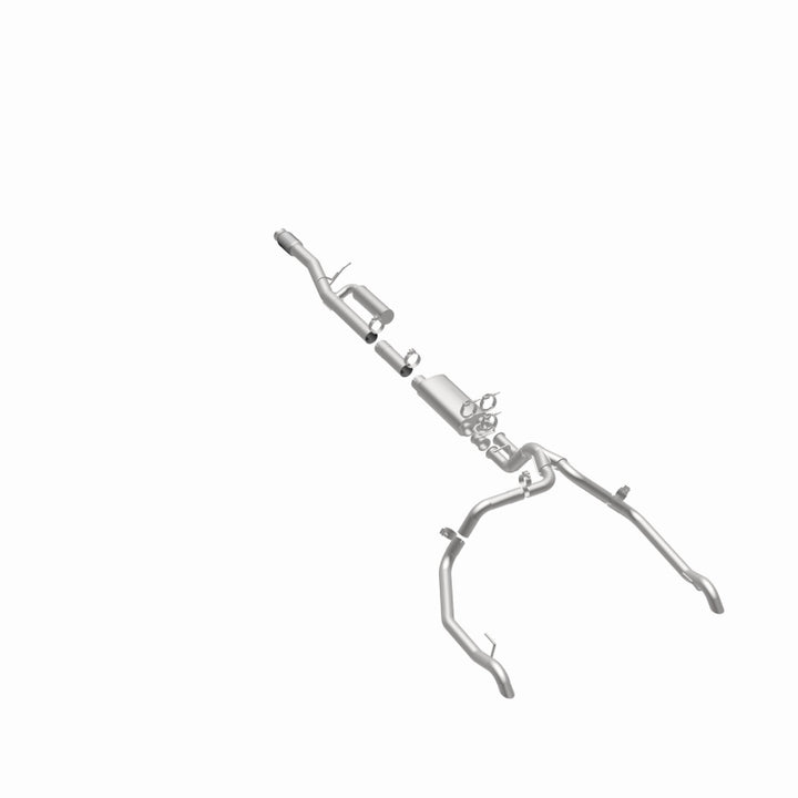 MagnaFlow 24-25 Chevrolet/GMC Silverado/Sierra 1500 ZR2/AT4X Overland Series Cat-Back Exhaust System - Bull Strap