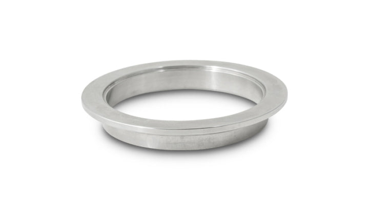 Vibrant Stainless Steel V-Band Flange for 3.5in O.D. Tubing - Female - Bull Strap