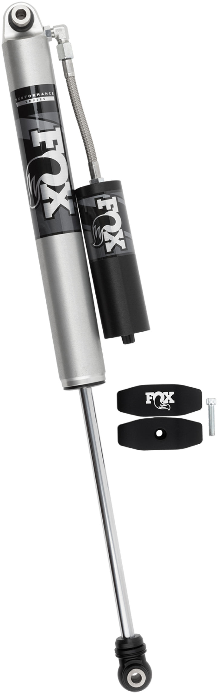 Fox 18+ Jeep JL 2.0 Performance Series 12.2in. Smooth Body Reservoir Rear Shock / 3.5-4in. Lift - Bull Strap