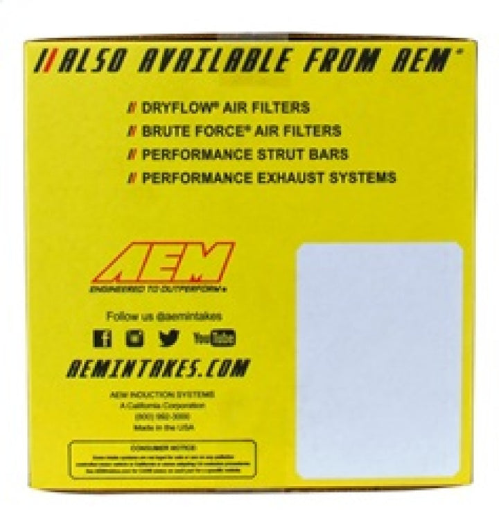AEM 2016 Honda Civic 2.0L L4 Gunmetal Cold Air Intake (Will Not Fit Type R Models) - Bull Strap
