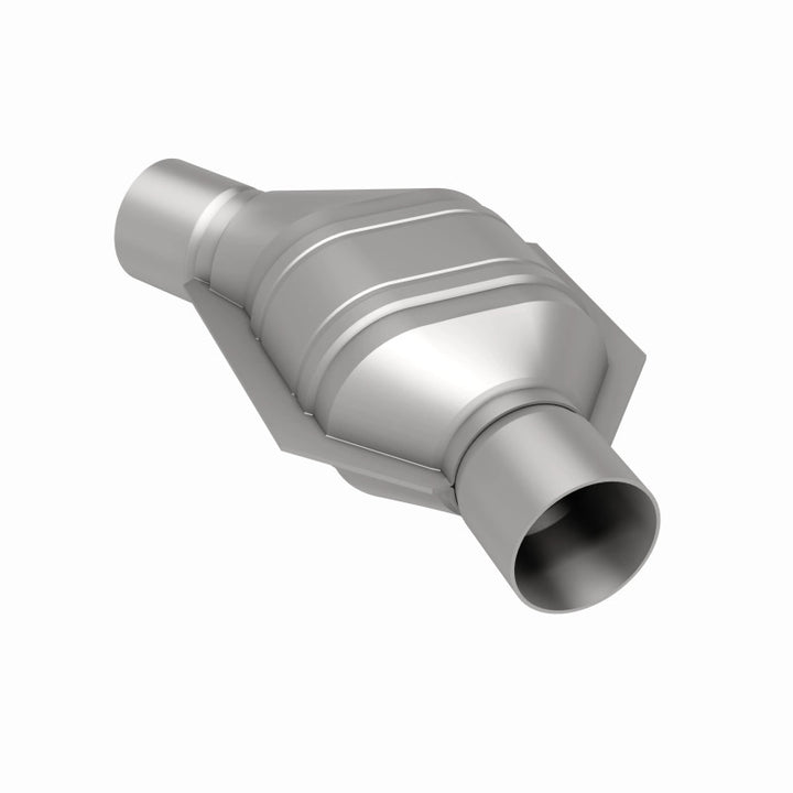 MagnaFlow Conv Univ 2.5 Angled Inlet - Bull Strap