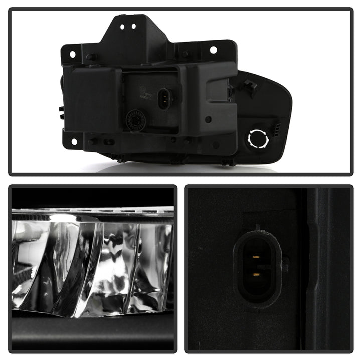 Spyder 19-22 Dodge Ram 2500/3500 OEM Full LED Fog Lights w/Universal Switch - Bull Strap