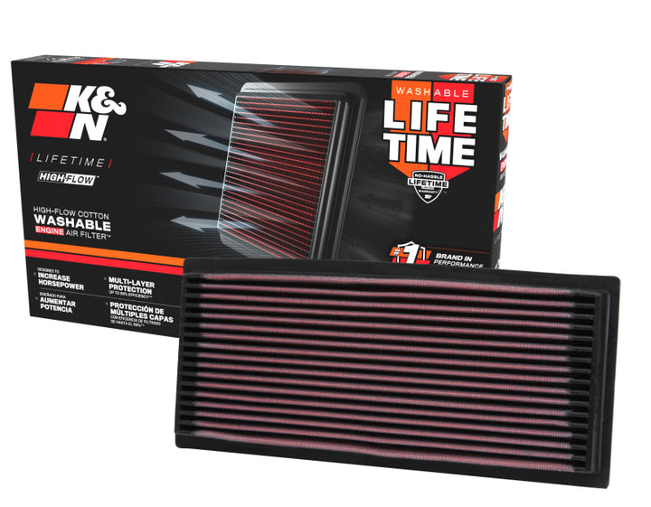 K&N Replacement Air Filter DODGE VIPER V10-8.0L 1992-96 - Bull Strap