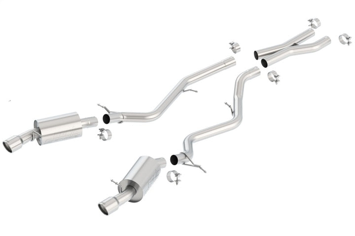 Borla 07-08 BMW 335i coupe/sedan aggressive catback exhaust system - Bull Strap
