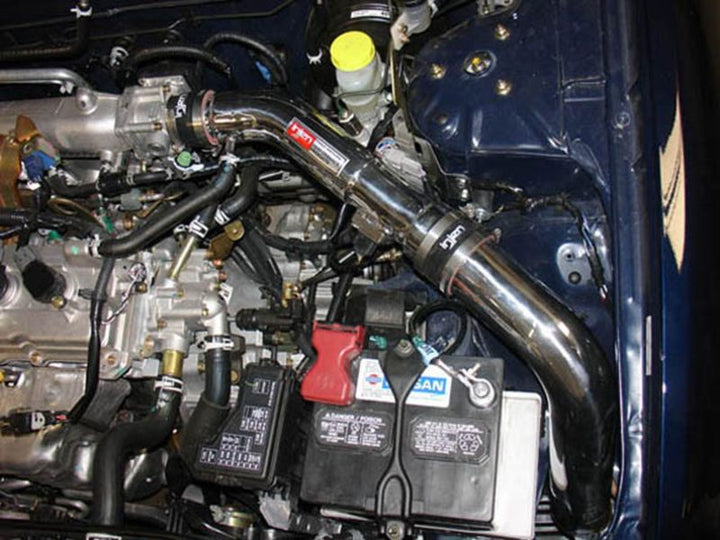Injen 2002-2006 Sentra 1.8L 4 Cyl. Black Cold Air Intake - Bull Strap