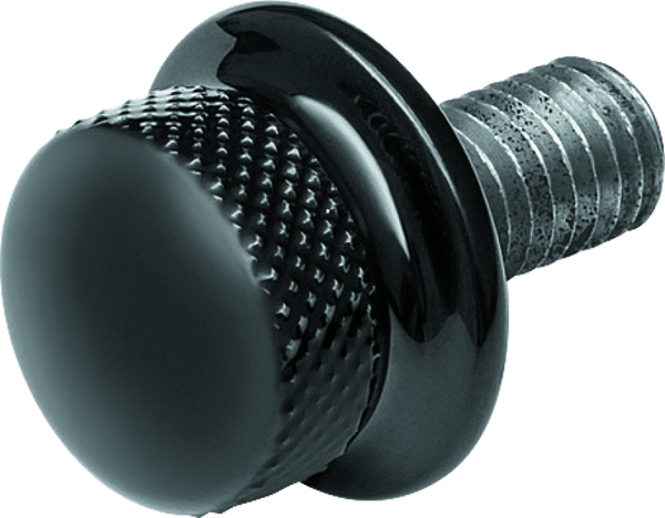 Kuryakyn Quick Release Seat Screw 14-23 Indian Models Gloss Black - Bull Strap