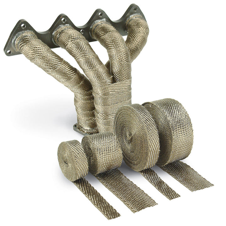 DEI Exhaust Wrap 2in x 25ft - Titanium - Bull Strap
