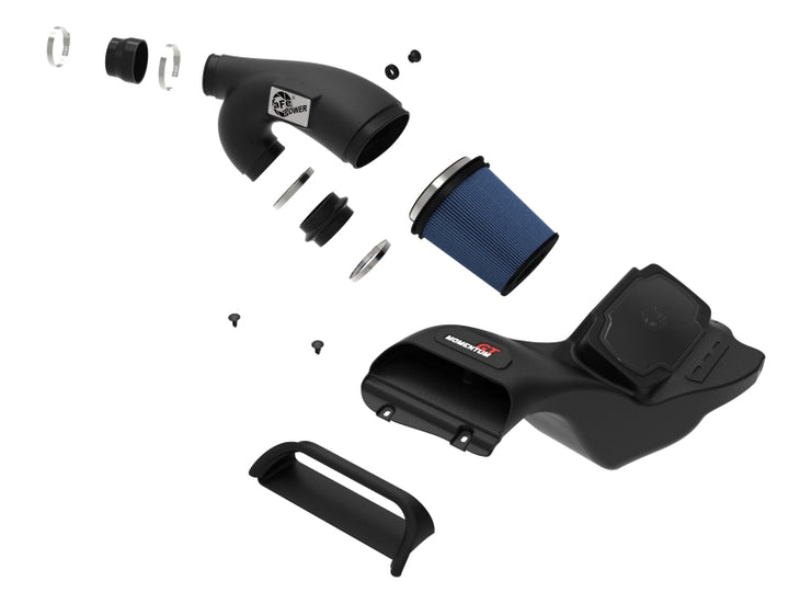 aFe Momentum GT Pro 5R Cold Air Intake System 2021+ Ford F-150 V6-3.5L (tt) - Bull Strap