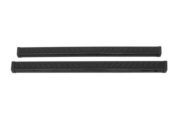Lund 2019 Chevy Silverado 1500 Crew Cab Summit Ridge 2.0 Running Boards - Black - Bull Strap