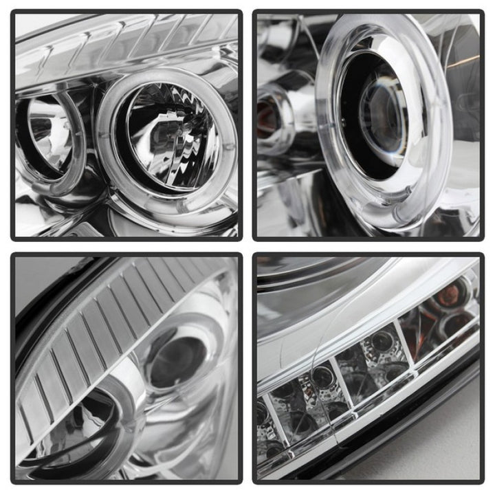 Spyder Dodge Ram 1500 06-08/Ram 2500 06-09 Projector Headlights LED Halo LED Chrm PRO-YD-DR06-HL-C - Bull Strap