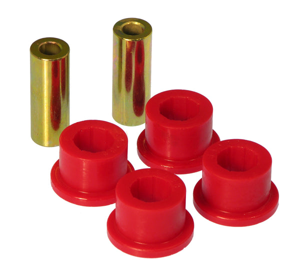Prothane 88-91 Honda Civic Front Lower Control Arm Bushings - Red - Bull Strap