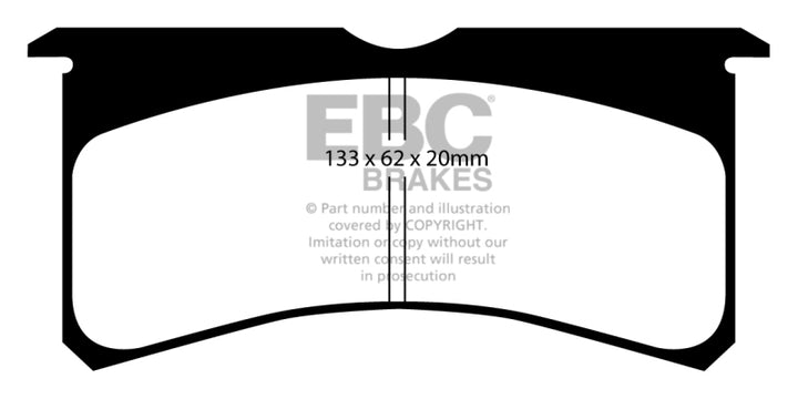 EBC Brakes Redstuff Ceramic Brake Pads - Bull Strap