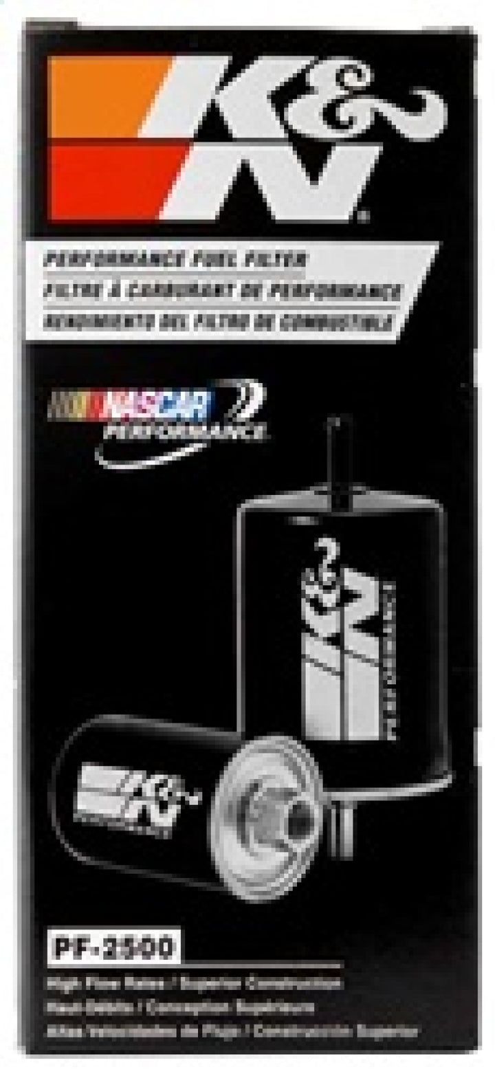 K&N Cellulose Media Fuel Filter 2.125in OD x 5.438in L - Bull Strap