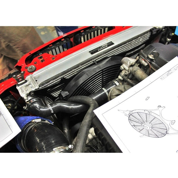 Mishimoto 92-99 BMW E36 Fan Shroud Kit - Bull Strap